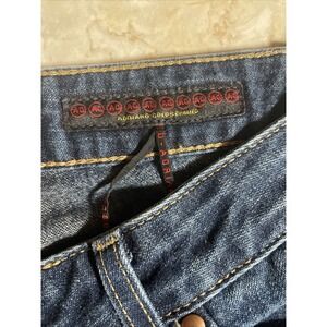 Adriano Goldschmied Womens Gemini Boot Cut Jeans Blue Medium Wash Whiskered 28 R